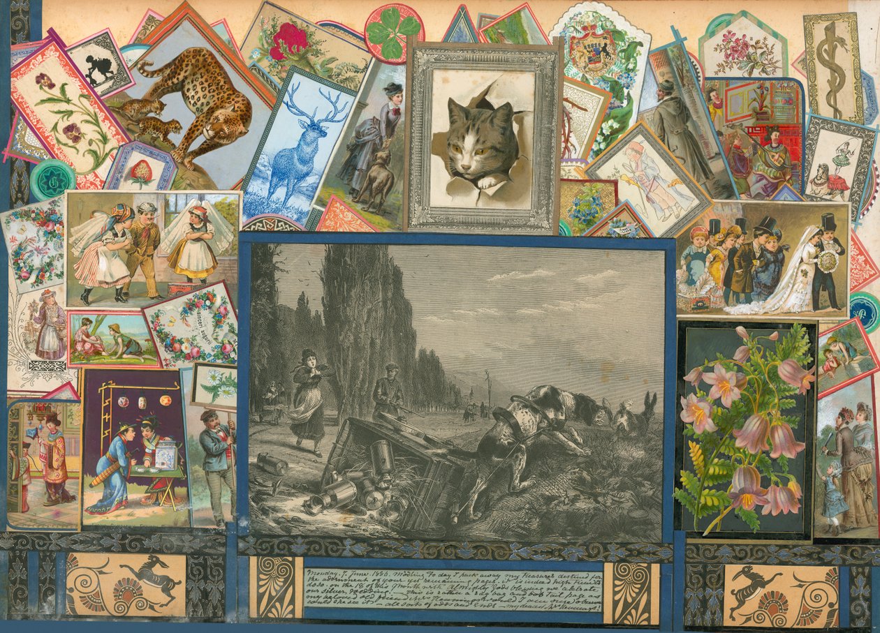 Oldal a Sammelsurium III. kötetéből (nyomtatott anyag) alkotó: European School