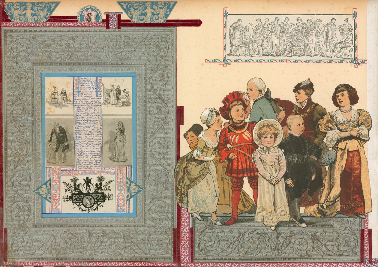 Oldal a Sammelsurium III. kötetéből (nyomtatott anyag) alkotó: European School