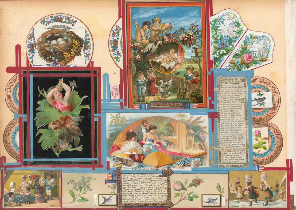Oldal a Sammelsurium III. kötetéből (nyomtatott anyag) alkotó: European School