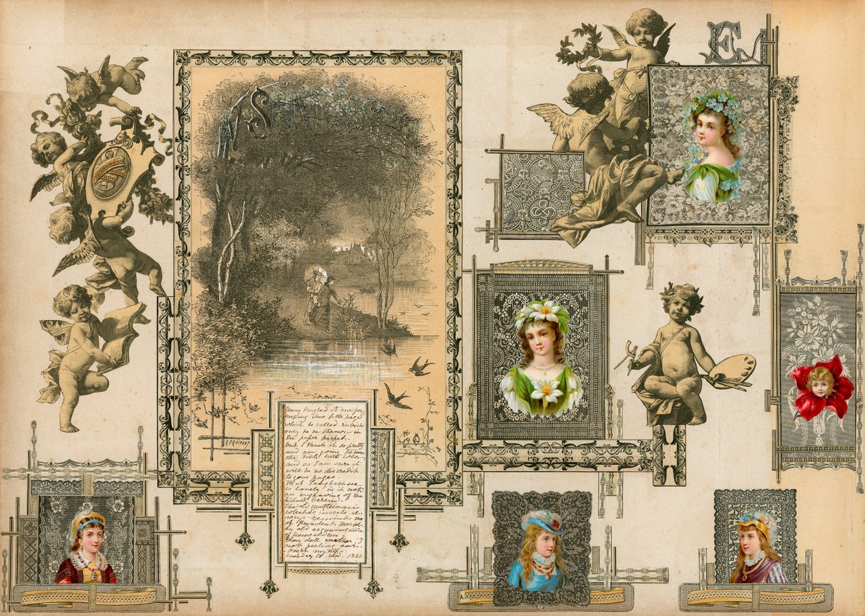 Oldal a Sammelsurium IV. kötetéből (nyomtatott anyag) alkotó: European School