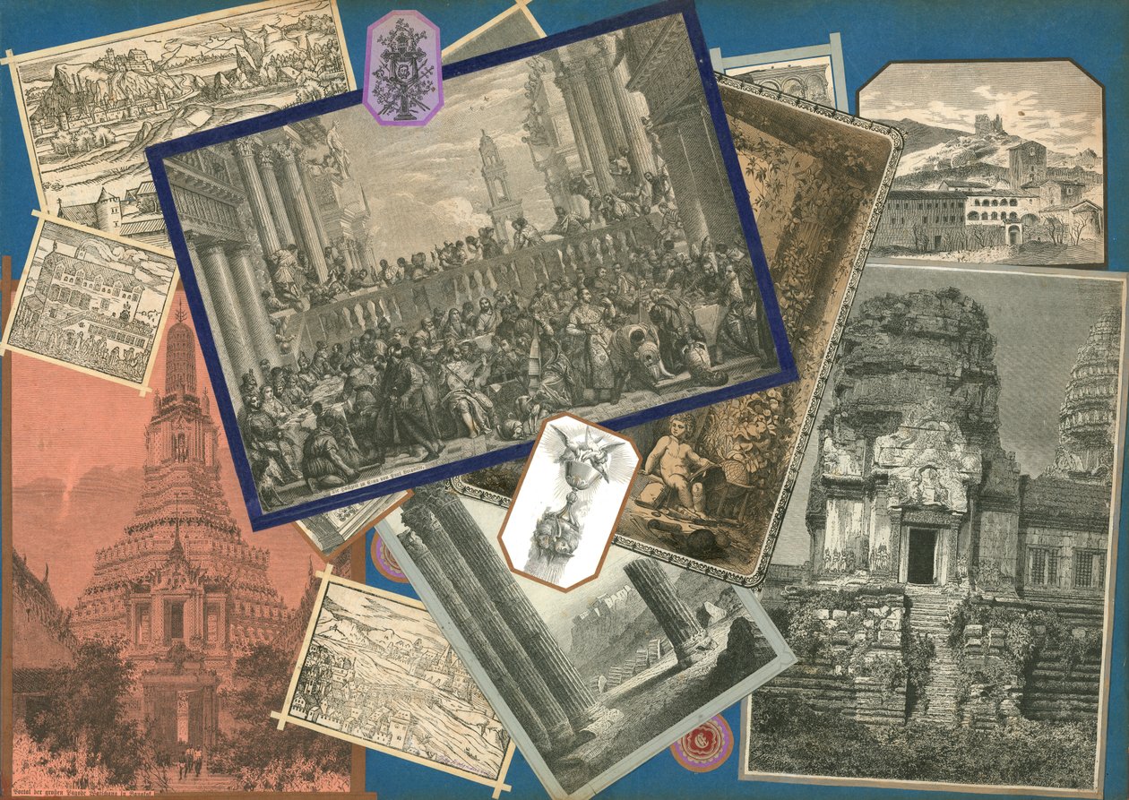Oldal a Sammelsurium IV. kötetéből (nyomtatott anyag) alkotó: European School