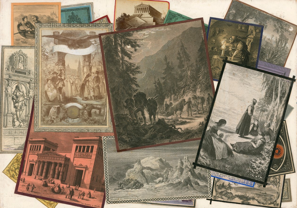 Oldal a Sammelsurium IV. kötetéből (nyomtatott anyag) alkotó: European School