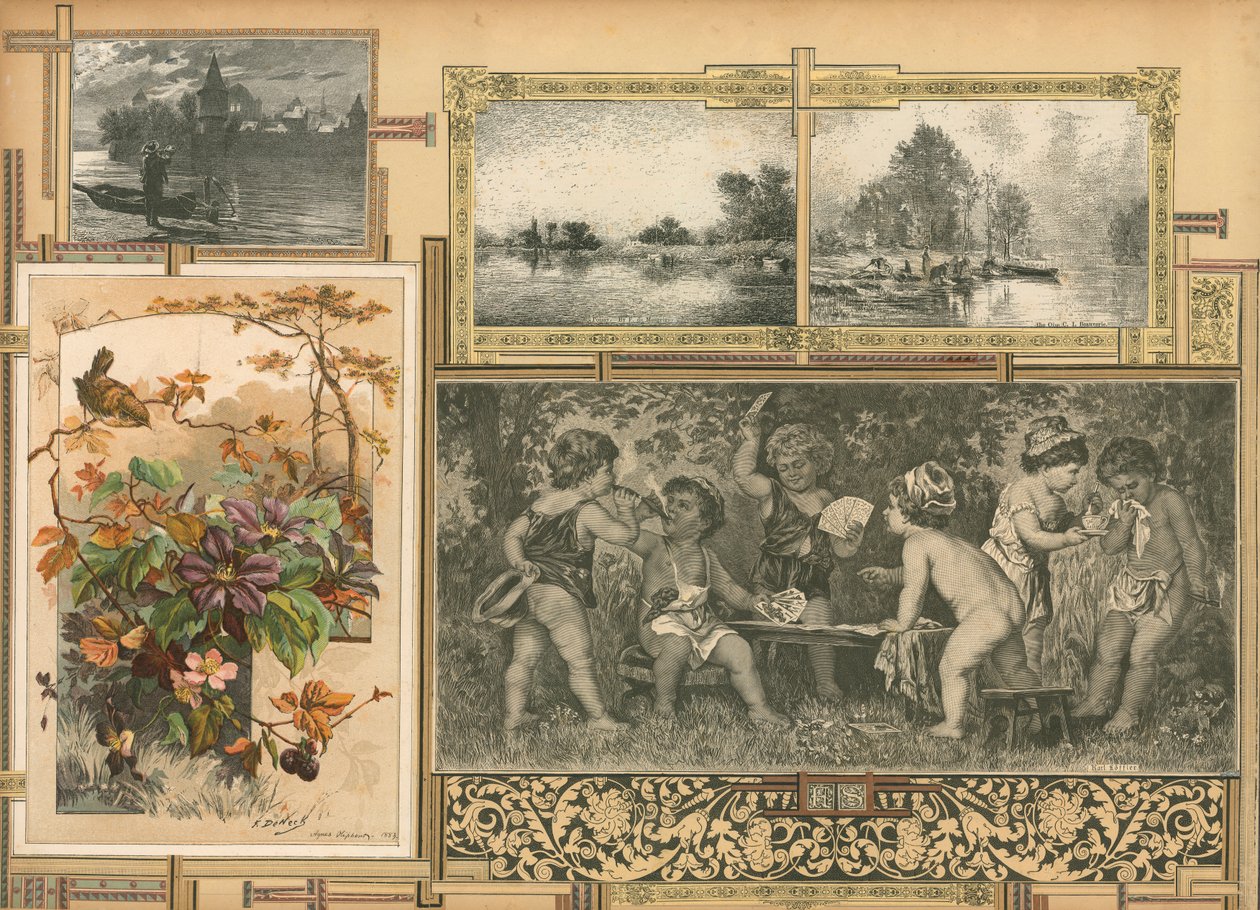 Oldal a Sammelsurium IX. kötetéből (nyomtatott anyag) alkotó: European School