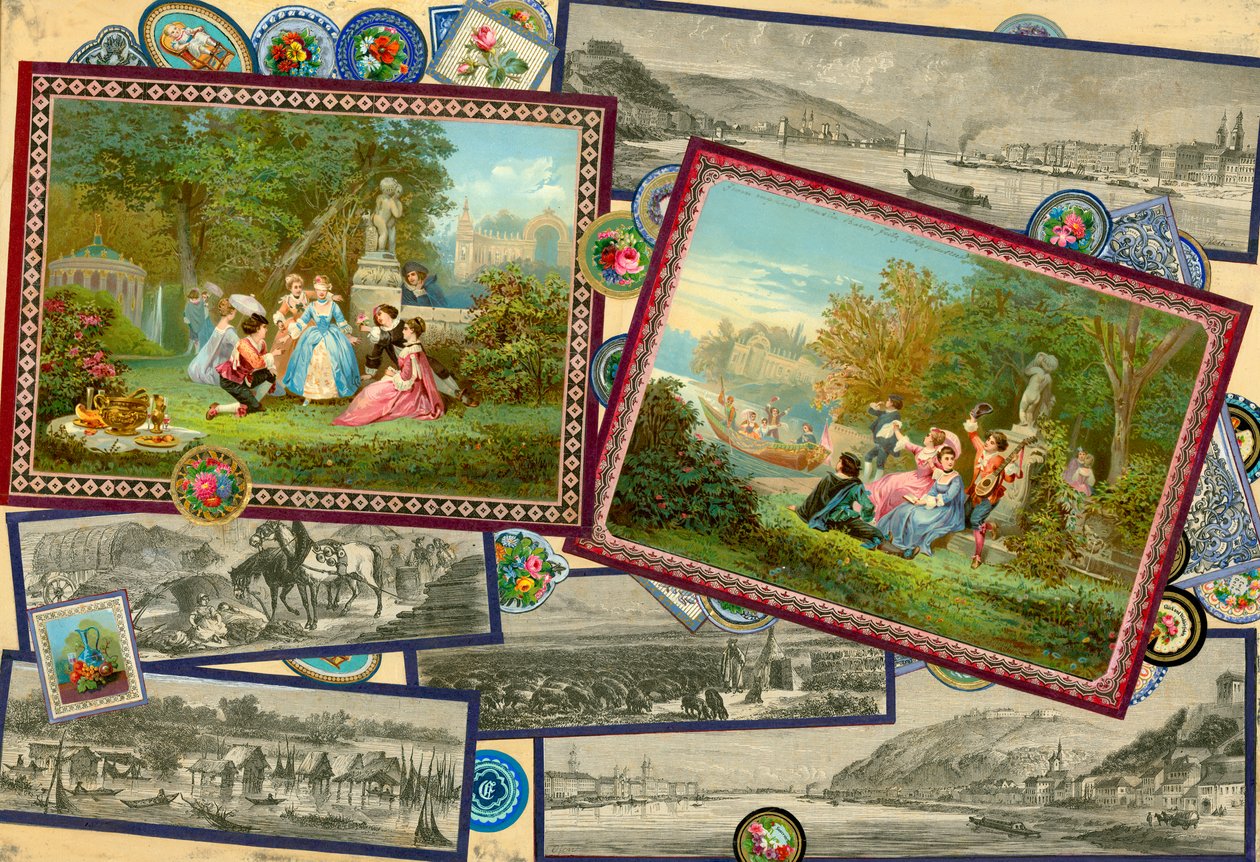 Oldal a Sammelsurium I. kötetéből (nyomtatott anyag) alkotó: European School
