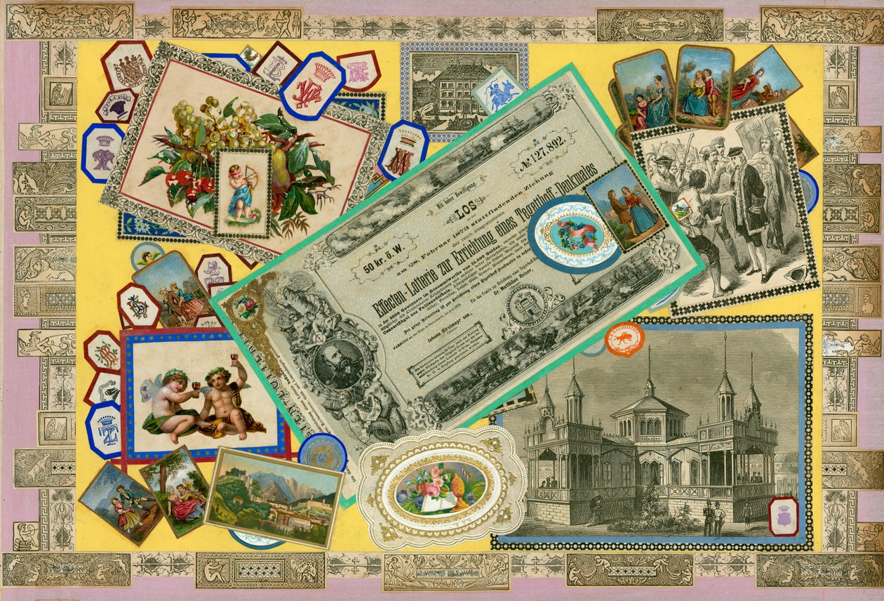 Oldal a Sammelsurium VIII. kötetéből (nyomtatott anyag) alkotó: European School