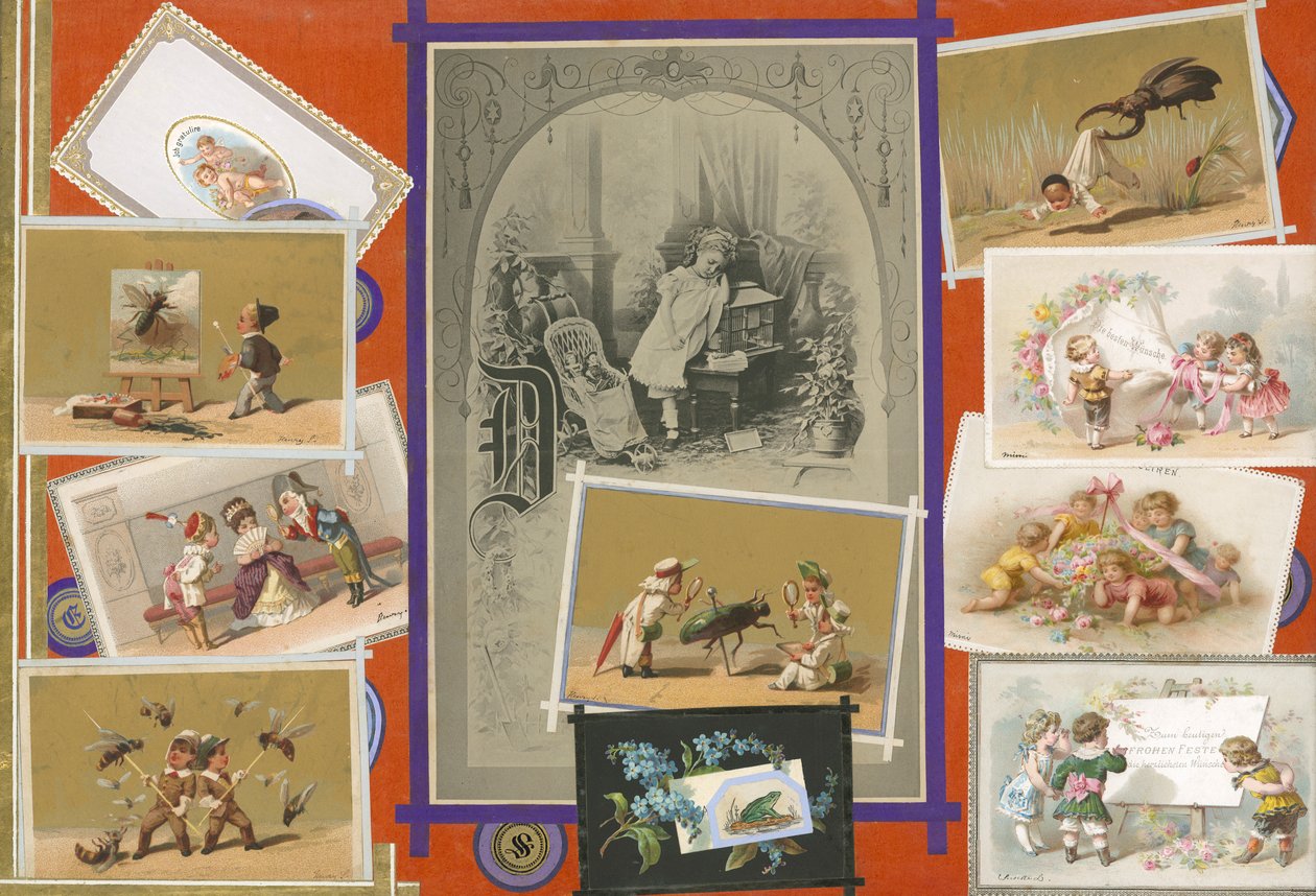 Oldal a Sammelsurium VI. kötetéből (nyomtatott anyag) alkotó: European School
