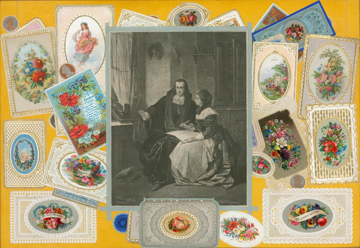 Oldal a Sammelsurium V. kötetéből (nyomtatott anyag) alkotó: European School