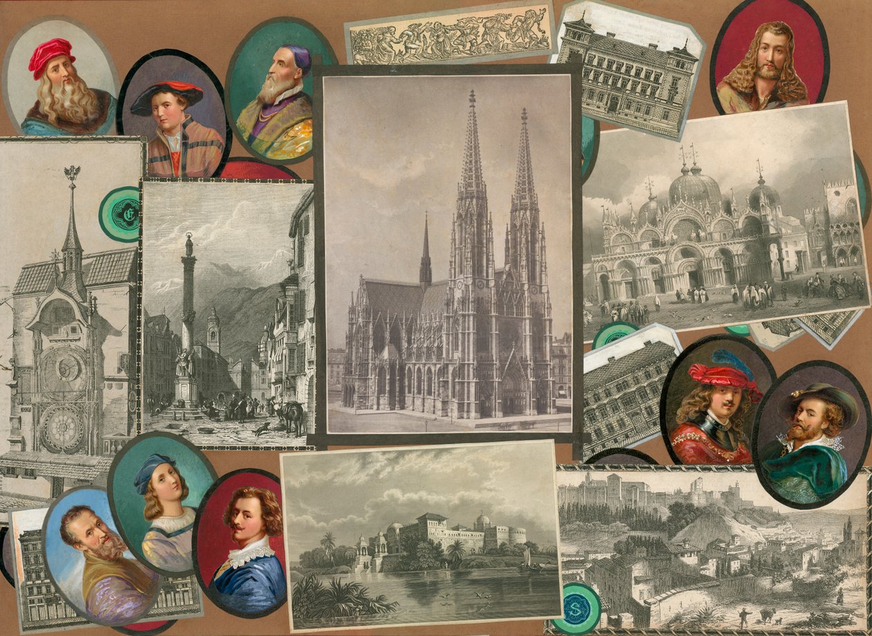 Oldal a Sammelsurium XI. kötetéből (nyomtatott anyag) alkotó: European School