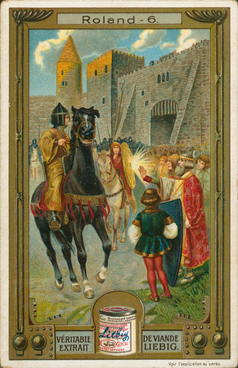 Roland története, Liebig-kártya, 20. század eleje (kromo) alkotó: European School