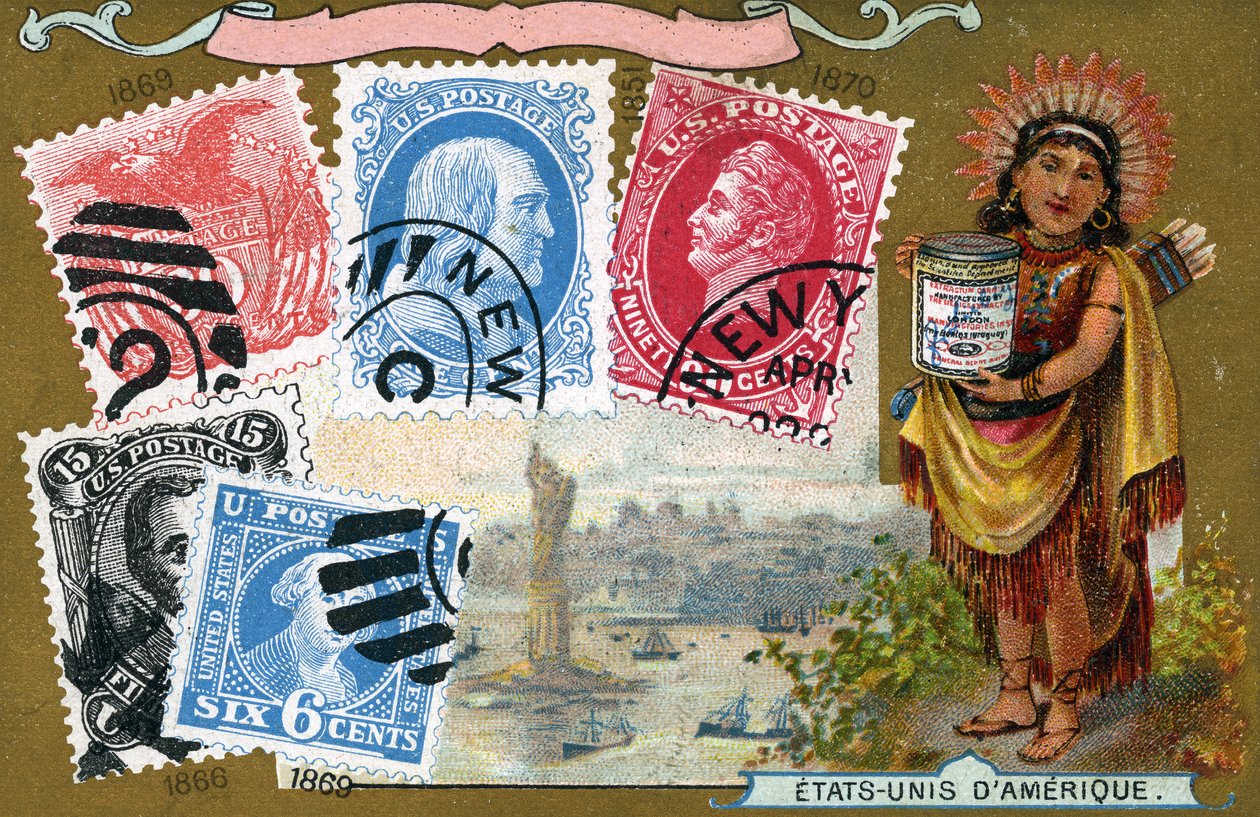 Amerikai Egyesült Államok postai bélyegei, 1897 alkotó: European School