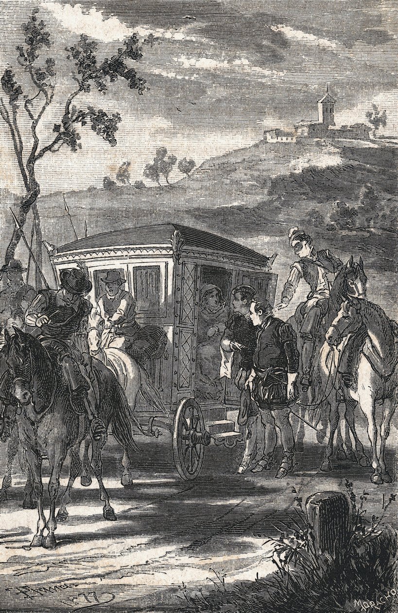 illusztráció: Az okosság hercege, Miguel de Cervantes Saavedra (Az okosság hercege, Miguel de Cervantes Saavedra) alkotó: Eusebio Planas