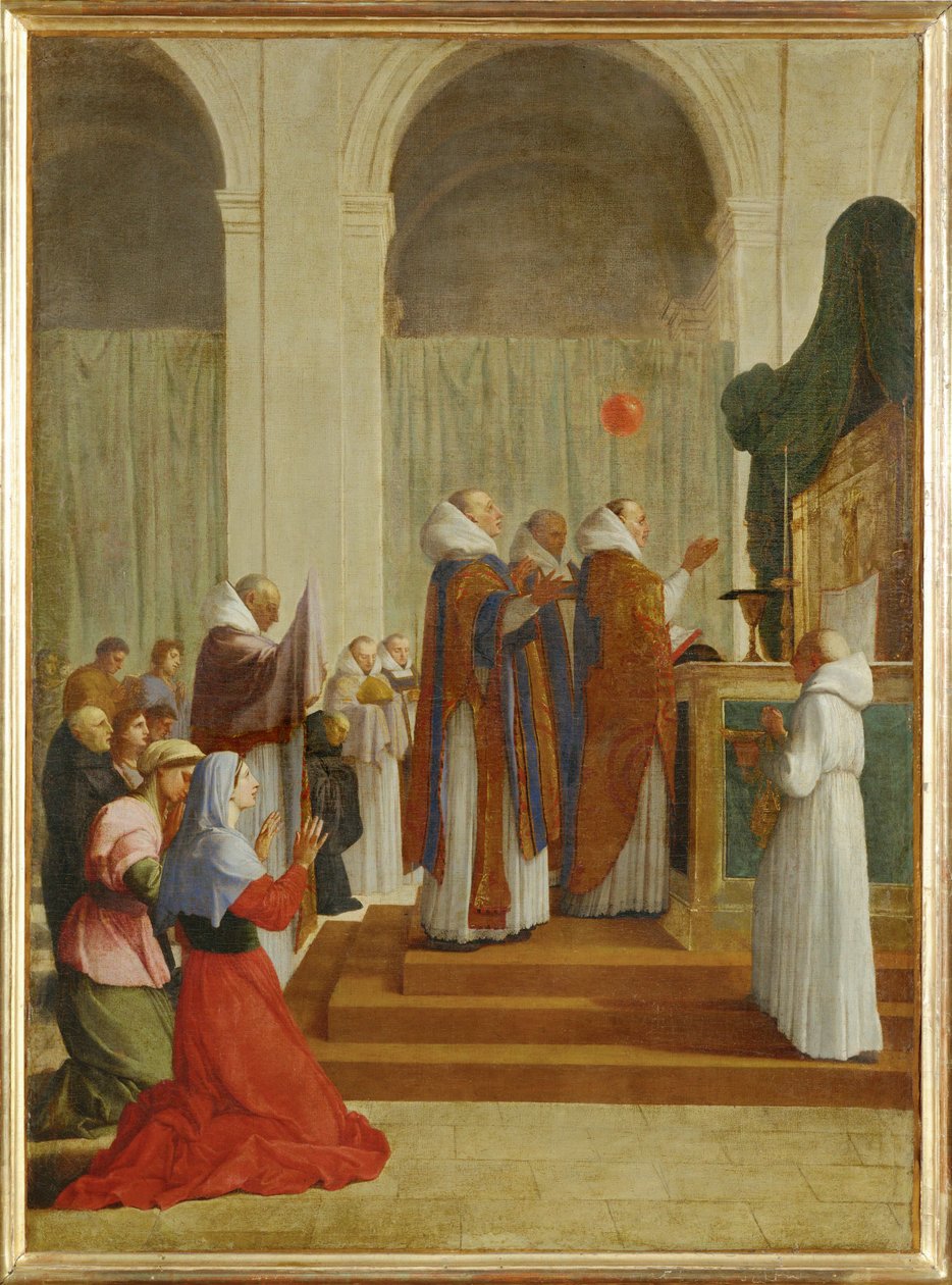 La messe de saint Martin - Szent Márton miséje ... alkotó: Eustache (studio of) Le Sueur