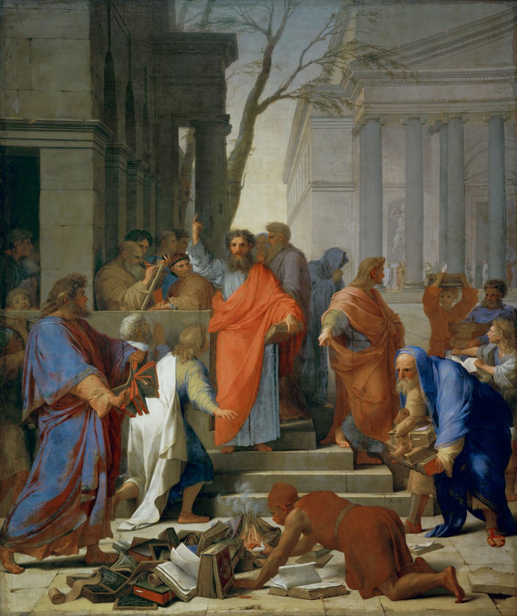 Szent Pál prédikációja Efezusban ... alkotó: Eustache (studio of) Le Sueur