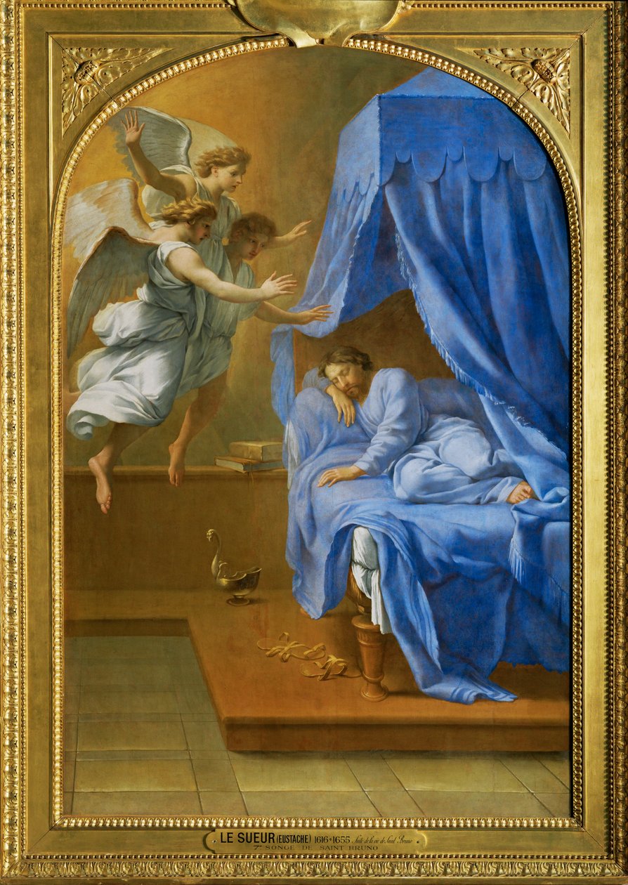 Le songe de Saint Bruno - Szent Brúnó álma ... alkotó: Eustache (studio of) Le Sueur