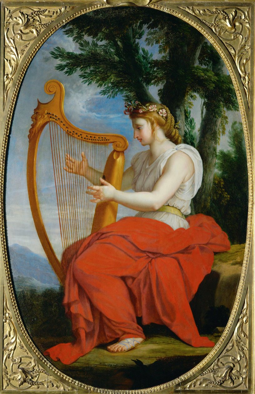 A múzsa Calliope ... alkotó: Eustache (studio of) Le Sueur