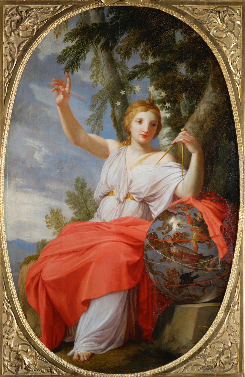 Az Uránia múzsa. A párizsi Louvre múzsák kamrájából ... alkotó: Eustache (studio of) Le Sueur