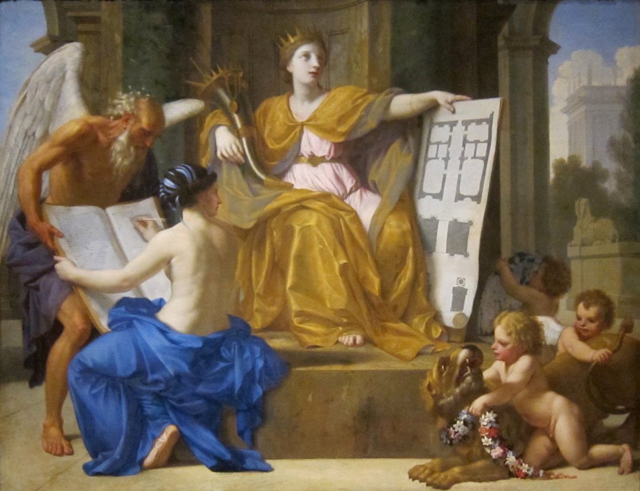 A pompa allegóriája alkotó: Eustache Le Sueur