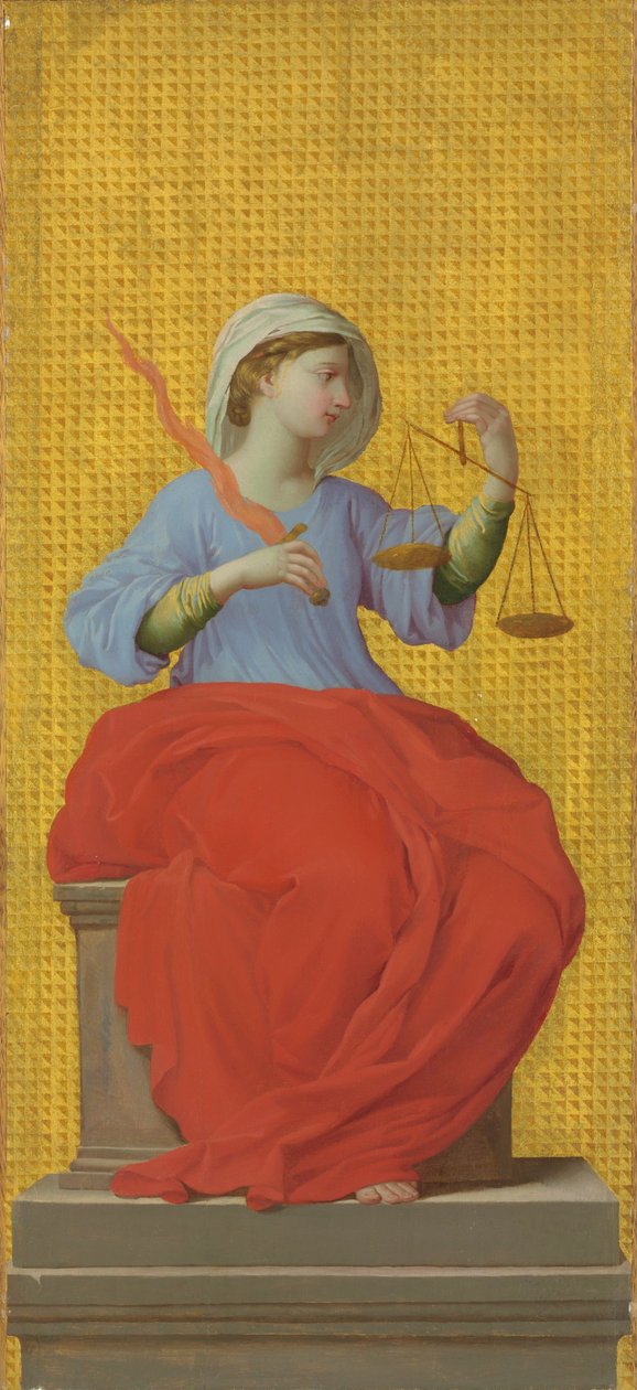 Franciául:  La Justice Justice alkotó: Eustache Le Sueur