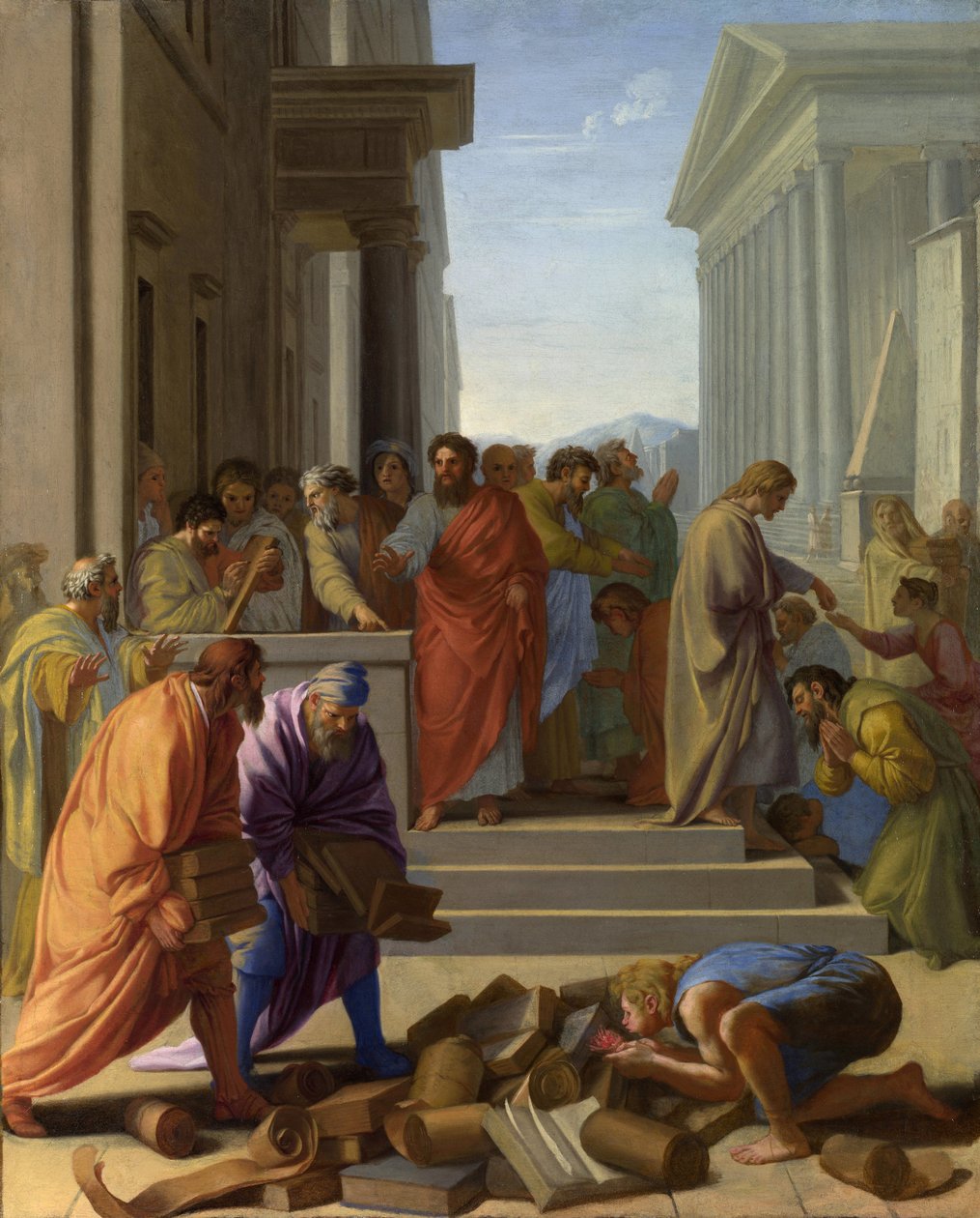 Szent Pál prédikál Efézusban alkotó: Eustache Le Sueur