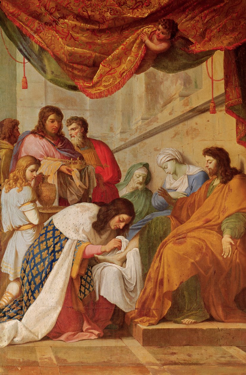 St. Louis Betegek gyógyítása alkotó: Eustache Le Sueur