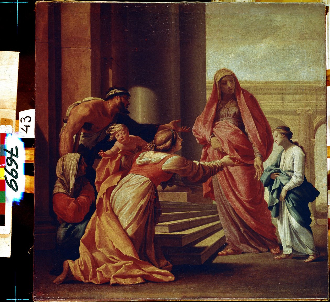 A Boldogságos Szűz Mária bemutatása alkotó: Eustache Le Sueur