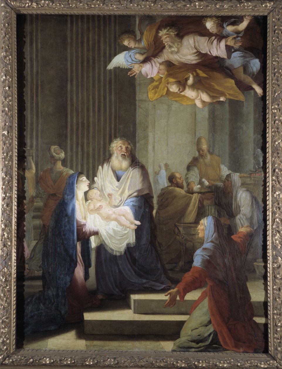 Bemutató a templomban alkotó: Eustache Le Sueur