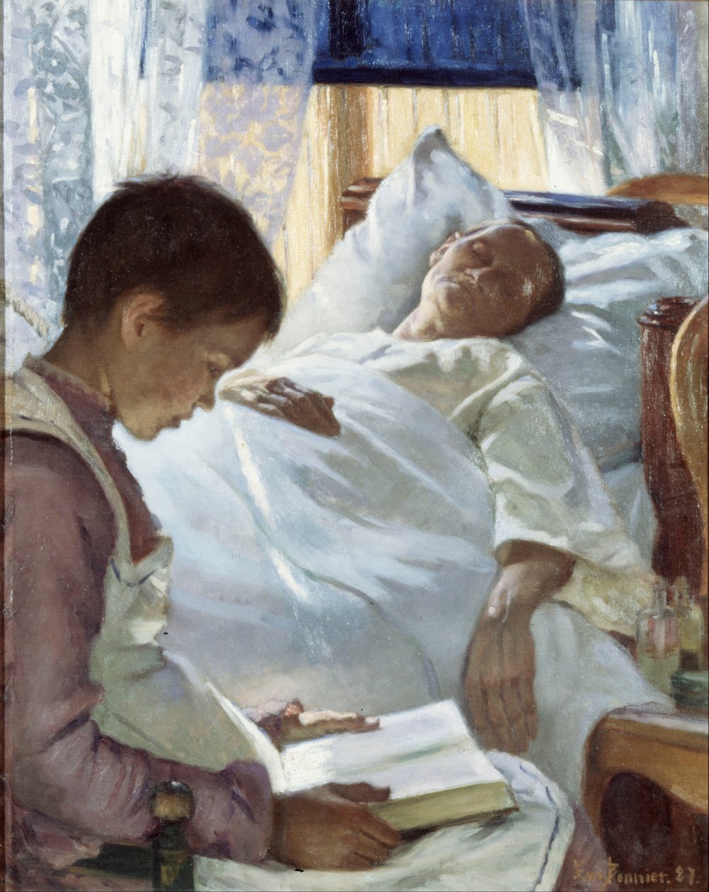 Tükröződés kék színben alkotó: Eva Bonnier