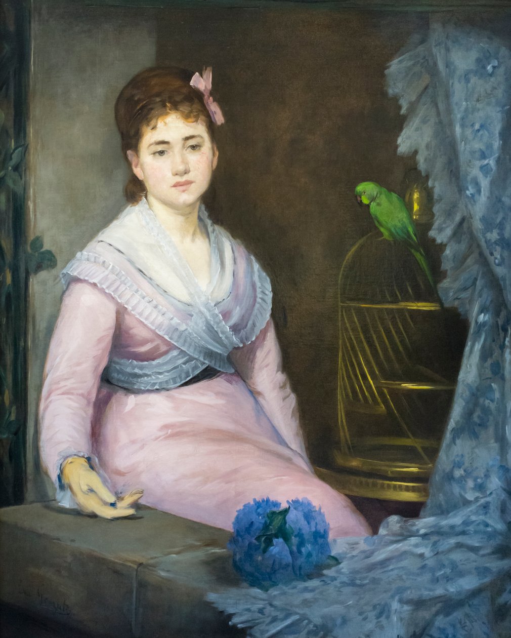 Indolencia, c. 1871-1872 (olaj, vászon) alkotó: Eva Gonzalès