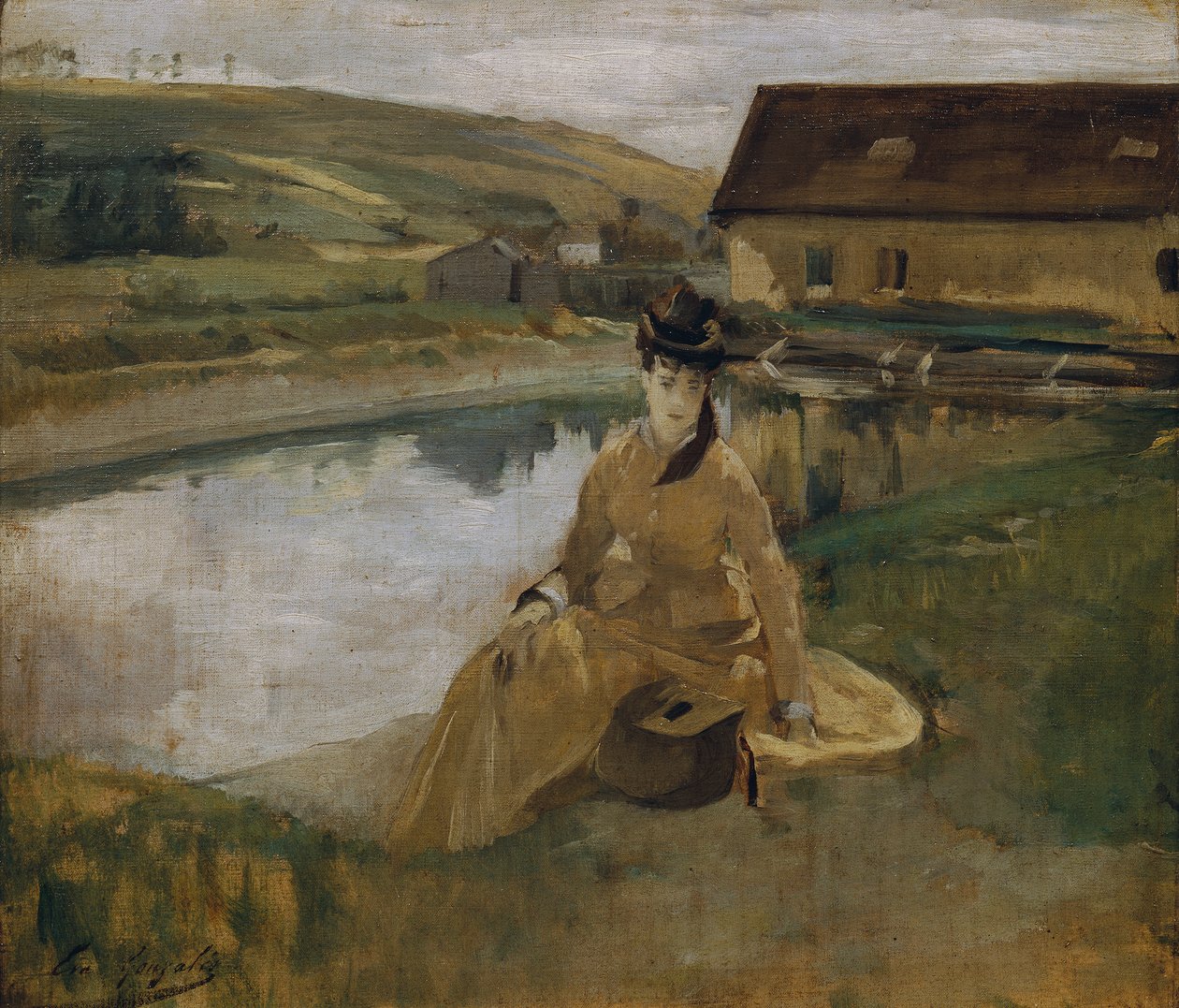 A víznél alkotó: Eva Gonzalès