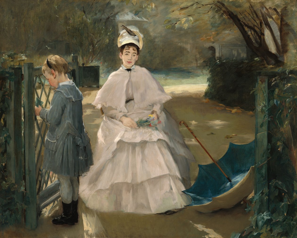 Dada és gyermeke, 18771878. alkotó: Eva Gonzalès