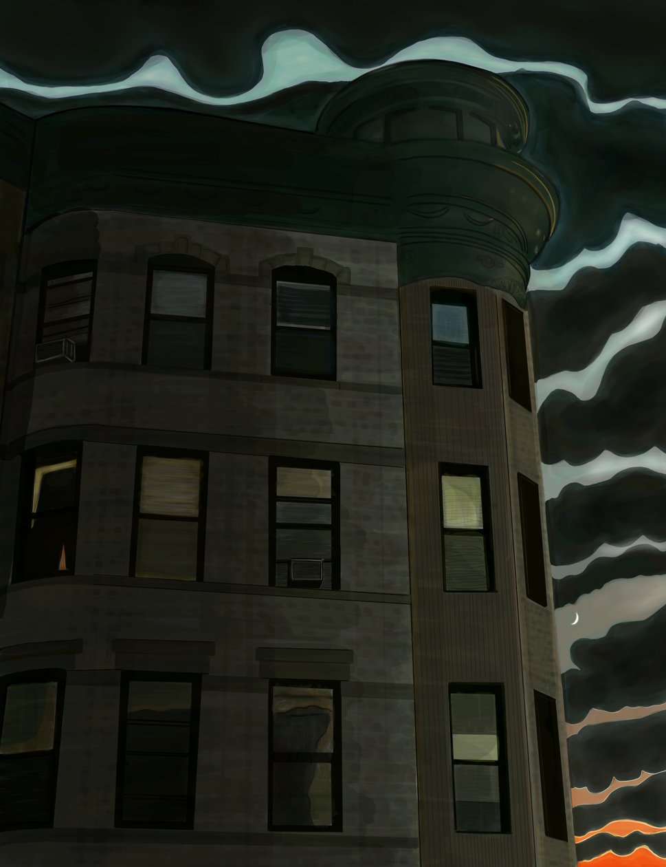 13th Street at 7th Avenue, Brooklyn (digitális művészet) alkotó: Evan Sklar