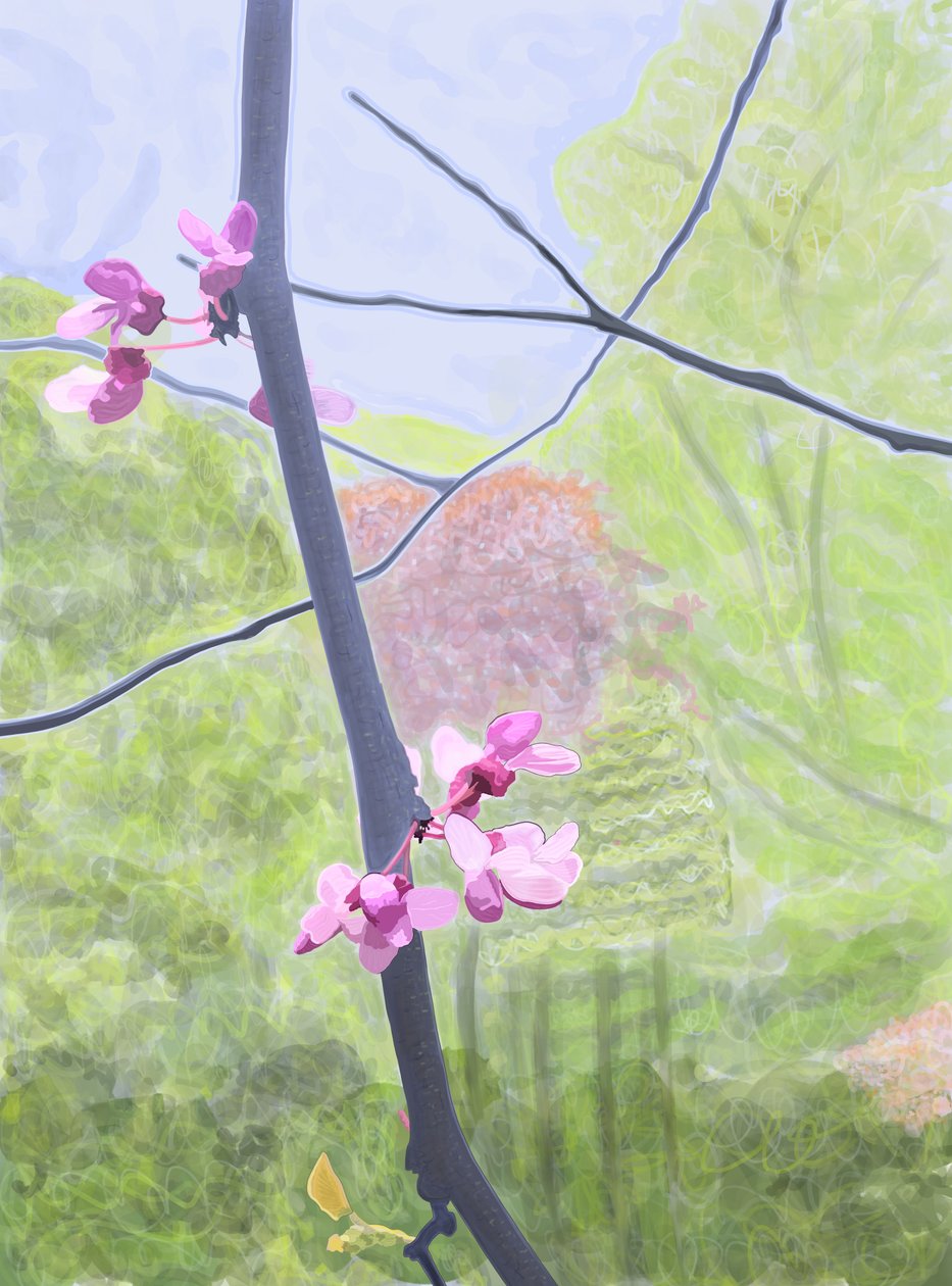 Branch and Blossom (digitális művészet) alkotó: Evan Sklar