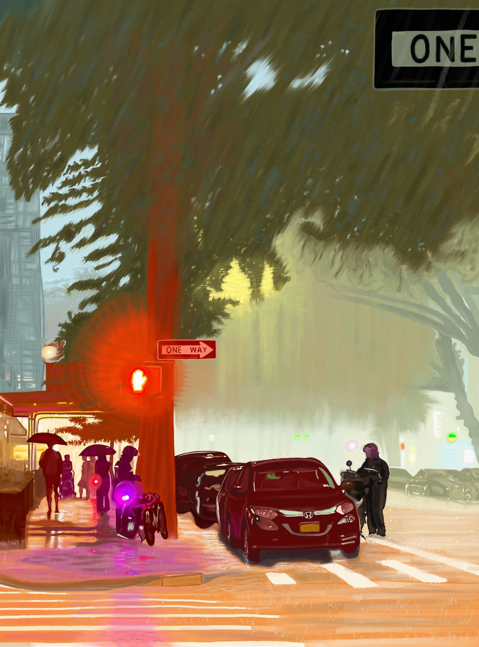 Nyári zivatar, 2025 (digitális művészet) alkotó: Evan Sklar