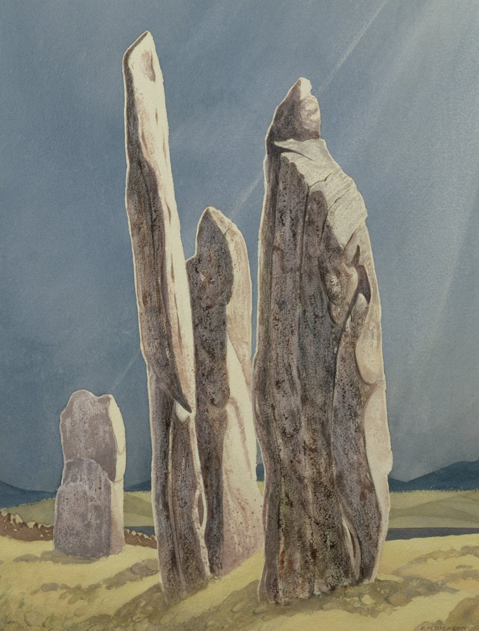 Callanish magas kövei, Lewis-sziget alkotó: Evangeline Dickson