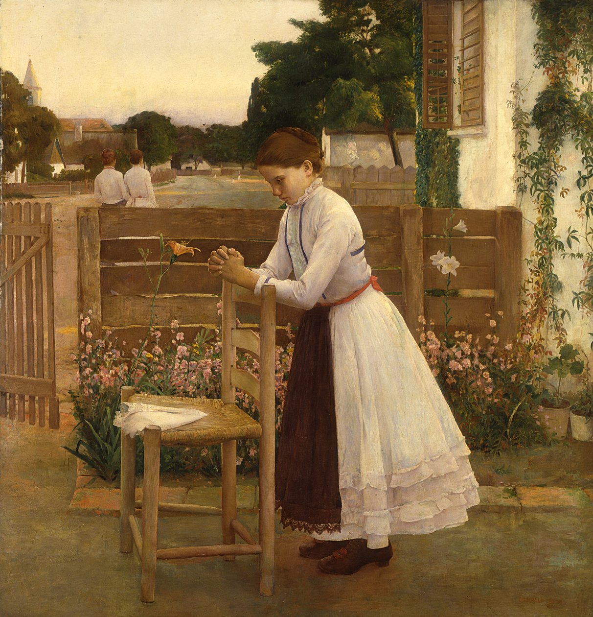 Odaadás, 1891 alkotó: Evany Grunwald Bela
