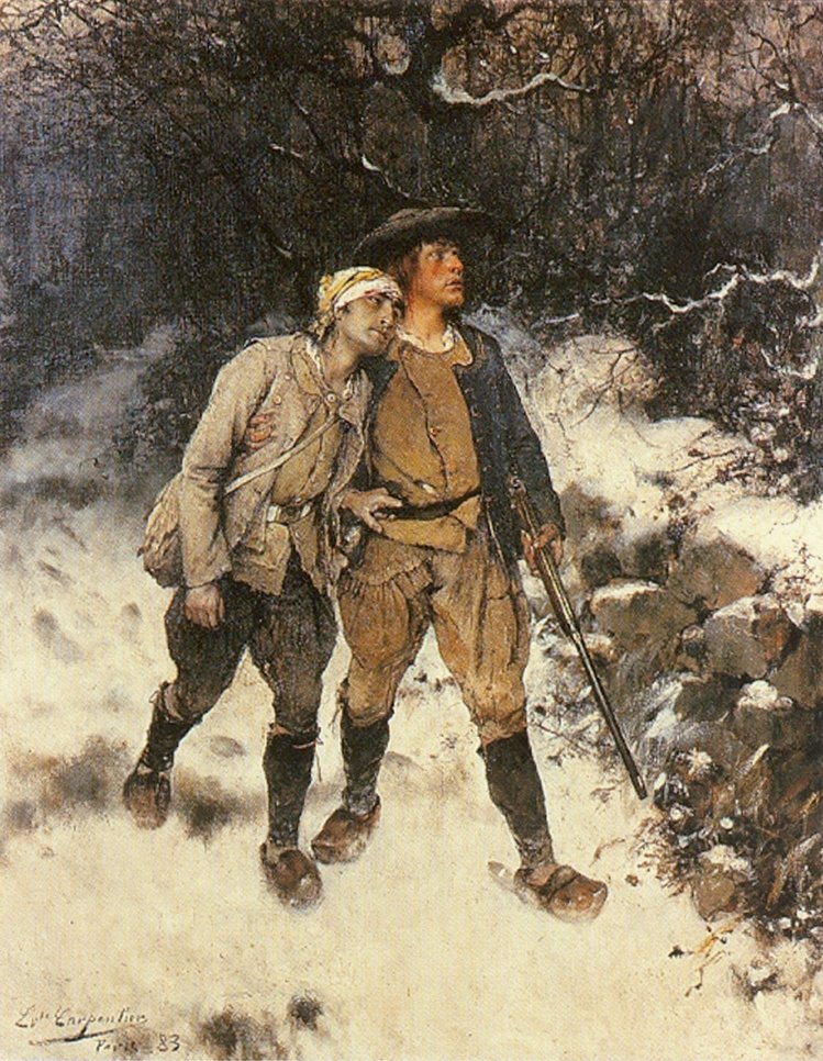Chouans és derouten alkotó: Evariste Carpentier