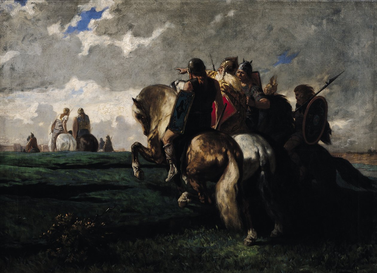 Barbárok Róma előtt alkotó: Evariste Vital Luminais