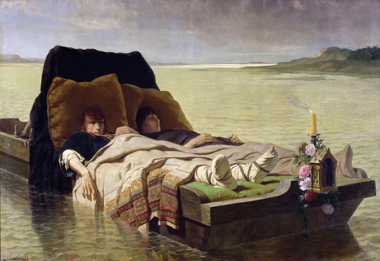 Az Enerves de Jumieges, 1880 alkotó: Evariste Vital Luminais