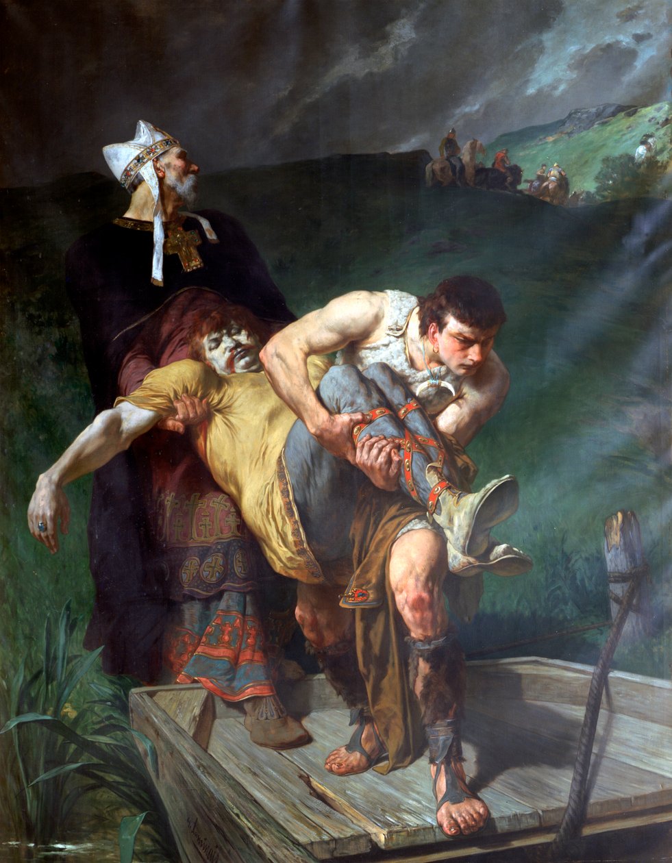 A halottak hordozása, 1842-1896 alkotó: Evariste Vital Luminais
