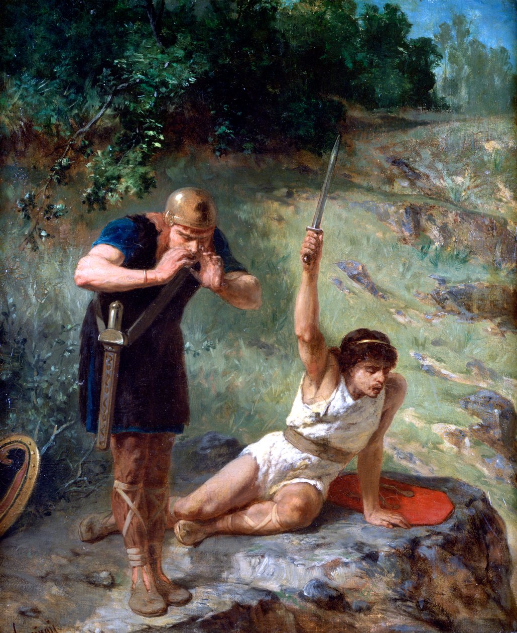 A lovag hív, c1842-1896 alkotó: Evariste Vital Luminais