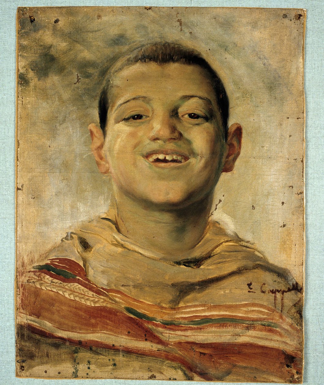 Kis gengszter (olaj, vászon) alkotó: Evaristo Cappelli