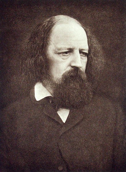 Alfred, Lord Tennyson (1809-92) portréja, 1889-91 körül (f/w fotó) alkotó: Eveleen Myers