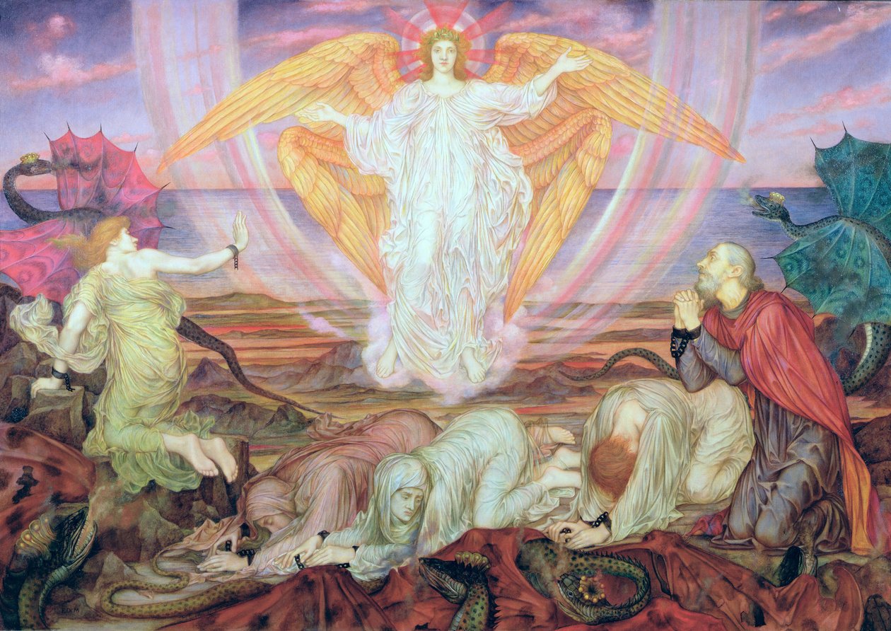 A sárkány halála, 1914 alkotó: Evelyn De Morgan