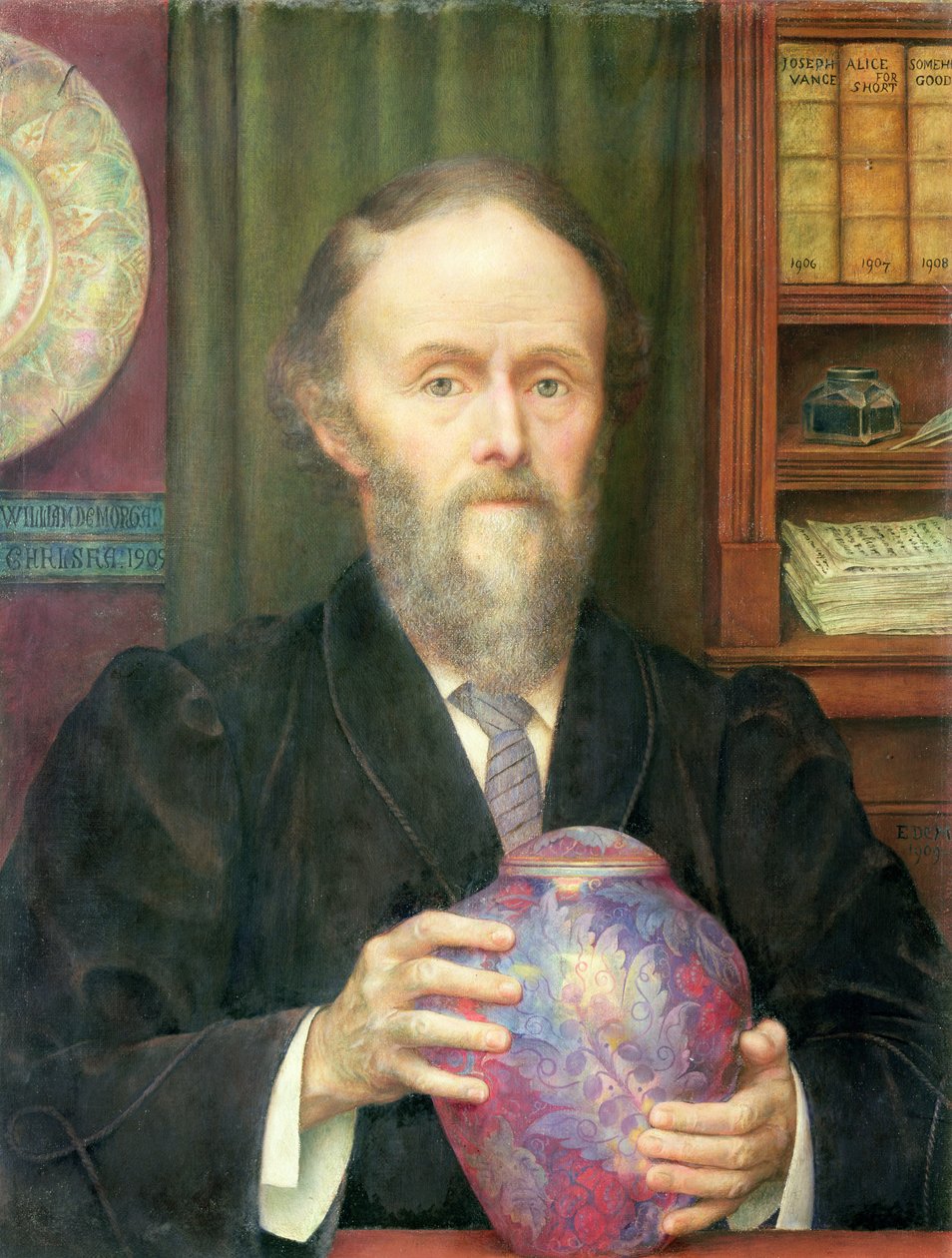 William de Morgan (1839-1909) portréja 1909 alkotó: Evelyn De Morgan