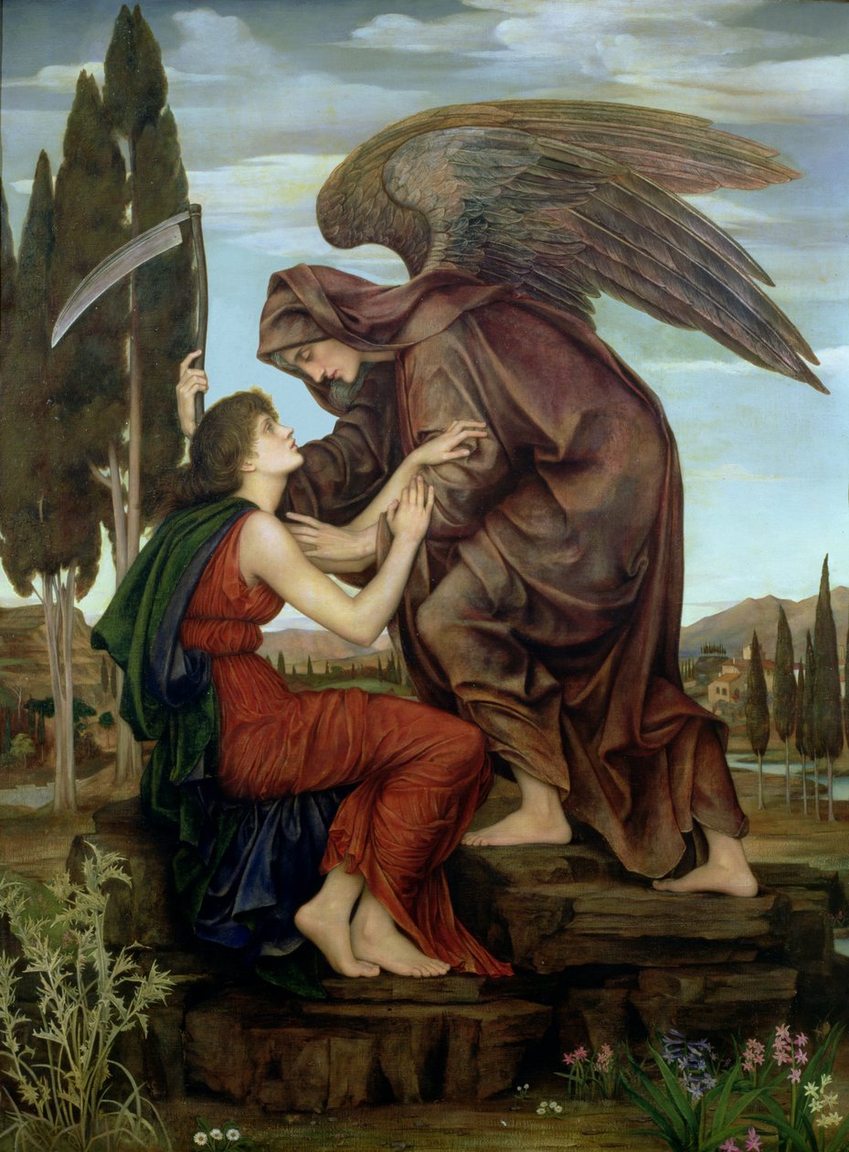 A halál angyala, 1890 alkotó: Evelyn De Morgan