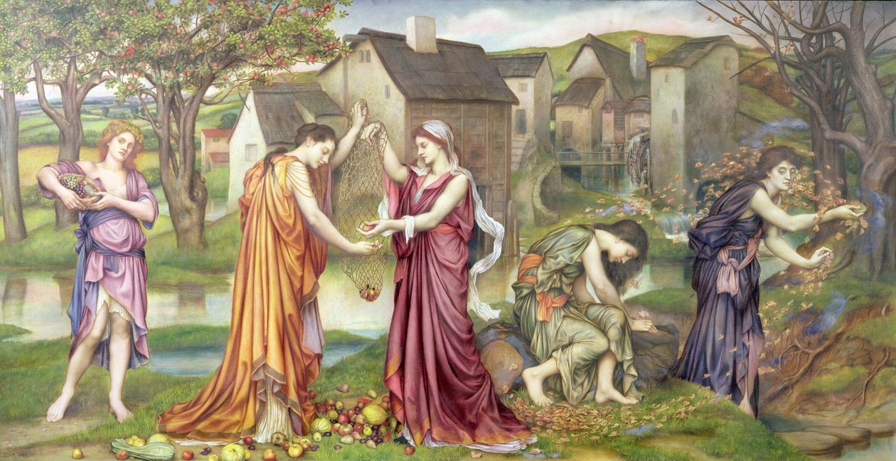 Az ősz kadenciája, 1905 alkotó: Evelyn De Morgan