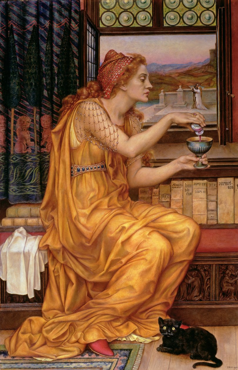 A szerelmi bájital, 1903 alkotó: Evelyn De Morgan