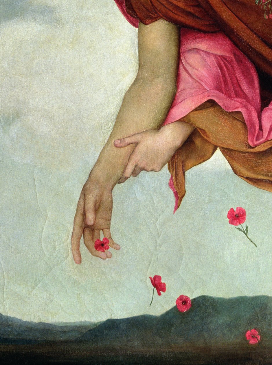 Éjszaka és alvás, 1878 olaj, vászon, 27984 részlet alkotó: Evelyn De Morgan