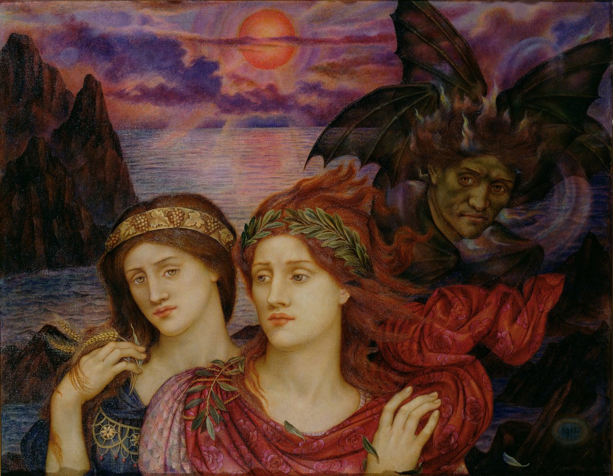 A látomás, 1914 alkotó: Evelyn De Morgan