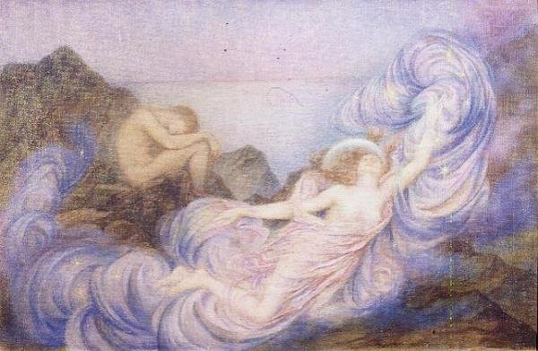 Alkonyat (olaj, vászon) alkotó: Evelyn De Morgan